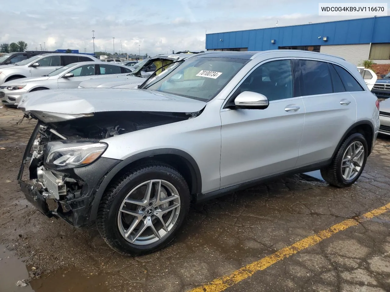 WDC0G4KB9JV116670 2018 Mercedes-Benz Glc 300 4Matic