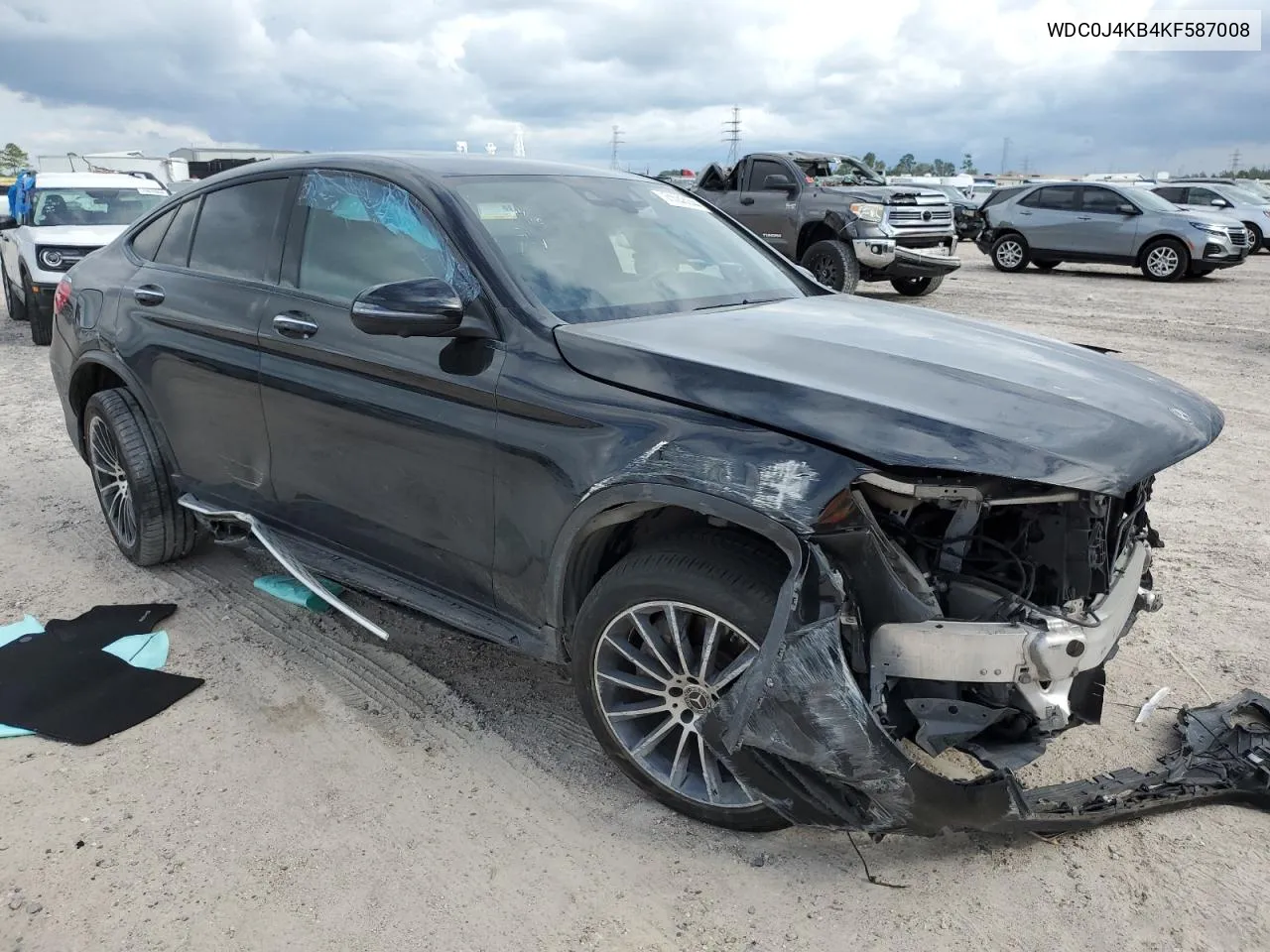 2019 Mercedes-Benz Glc Coupe 300 4Matic VIN: WDC0J4KB4KF587008 Lot: 71043044