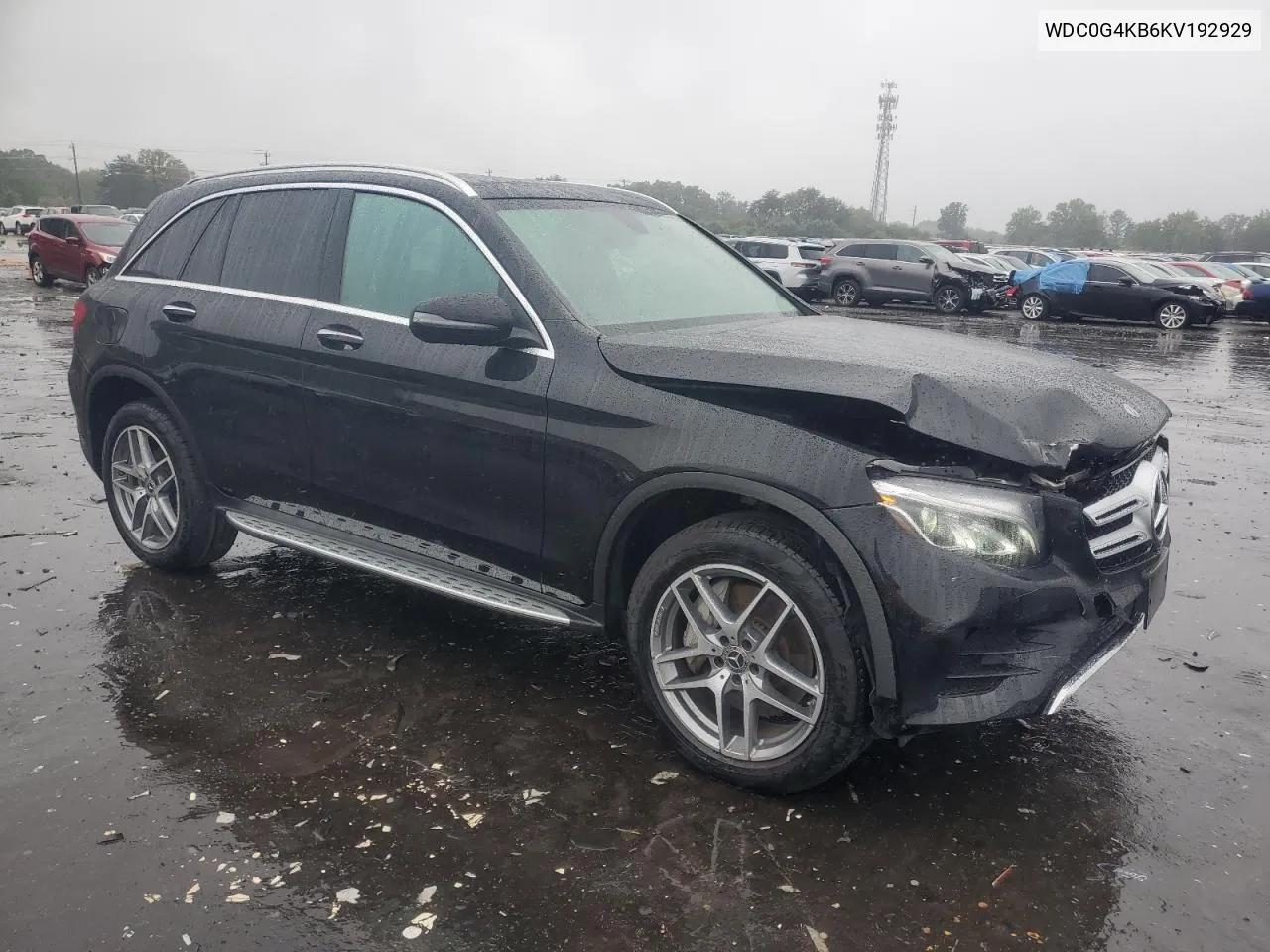 2019 Mercedes-Benz Glc 300 4Matic VIN: WDC0G4KB6KV192929 Lot: 71536754