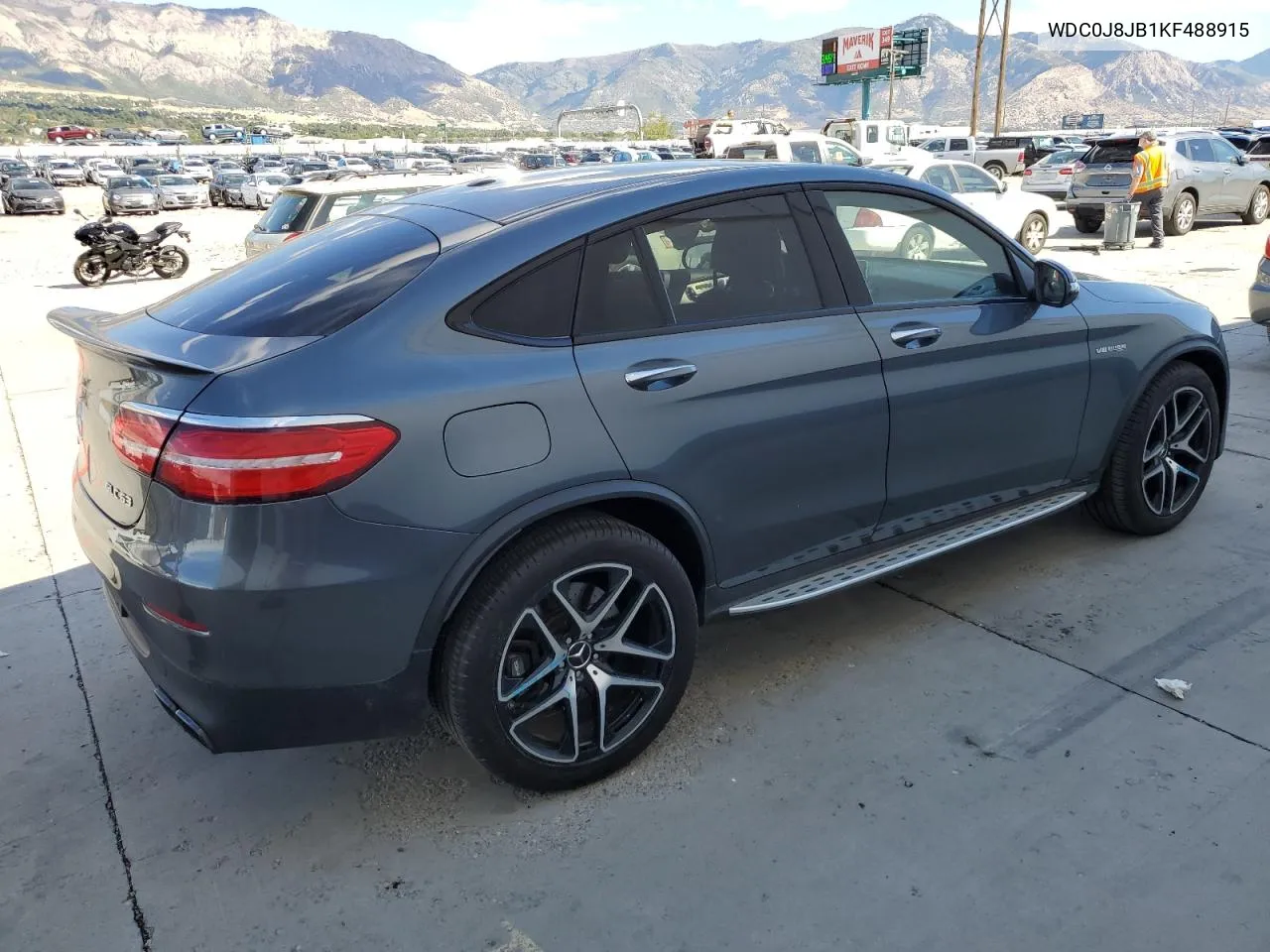 2019 Mercedes-Benz Glc Coupe 63 4Matic Amg VIN: WDC0J8JB1KF488915 Lot: 71984564