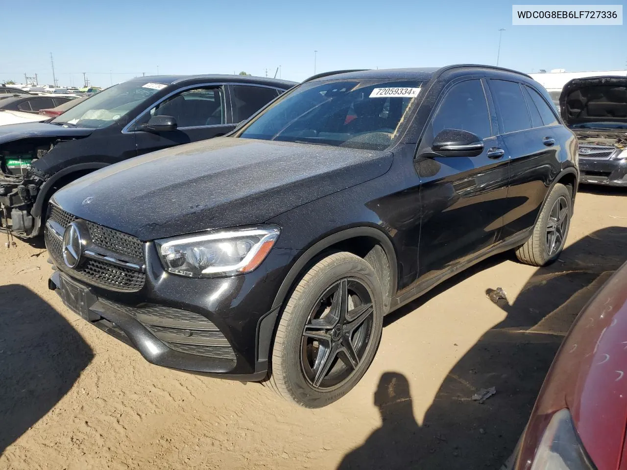 2020 Mercedes-Benz Glc 300 4Matic VIN: WDC0G8EB6LF727336 Lot: 72059334