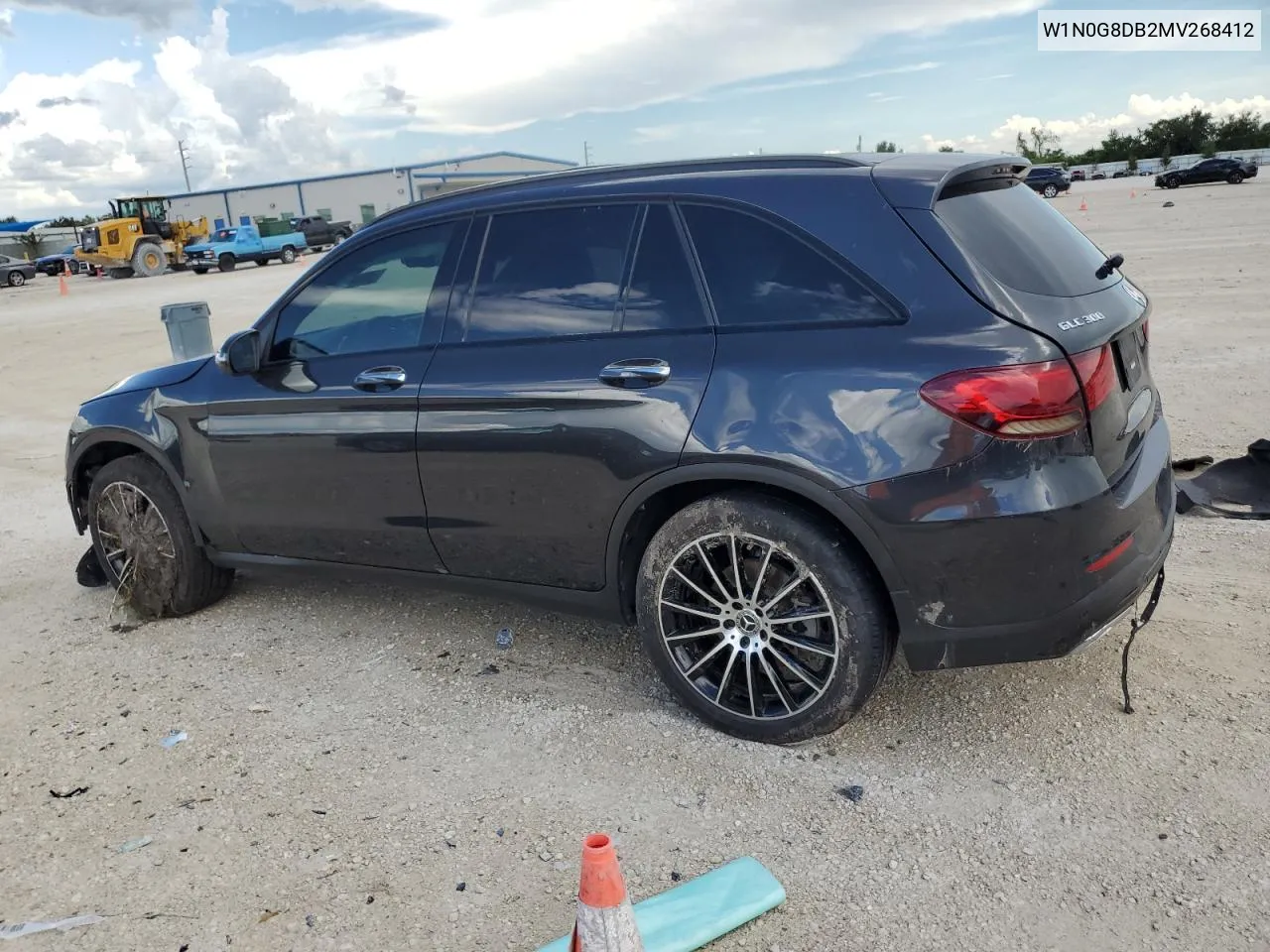 2021 Mercedes-Benz Glc 300 VIN: W1N0G8DB2MV268412 Lot: 69316944