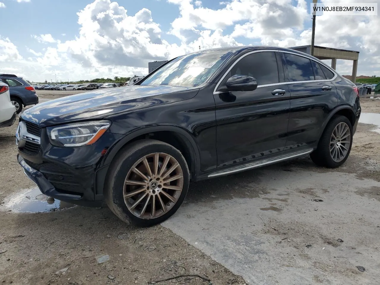 W1N0J8EB2MF934341 2021 Mercedes-Benz Glc Coupe 300 4Matic