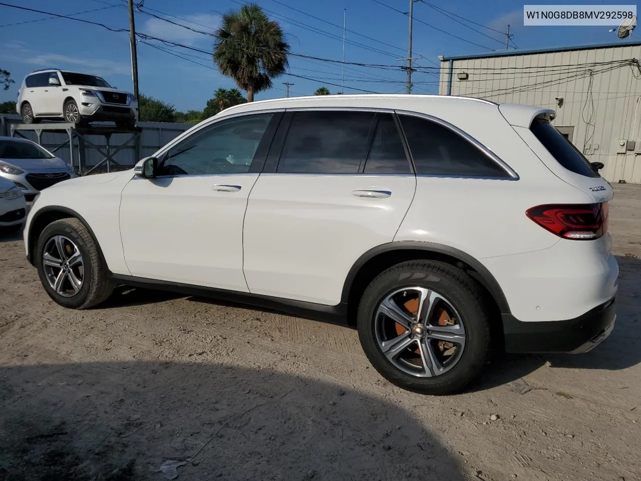 2021 Mercedes-Benz Glc 300 VIN: W1N0G8DB8MV292598 Lot: 70768774