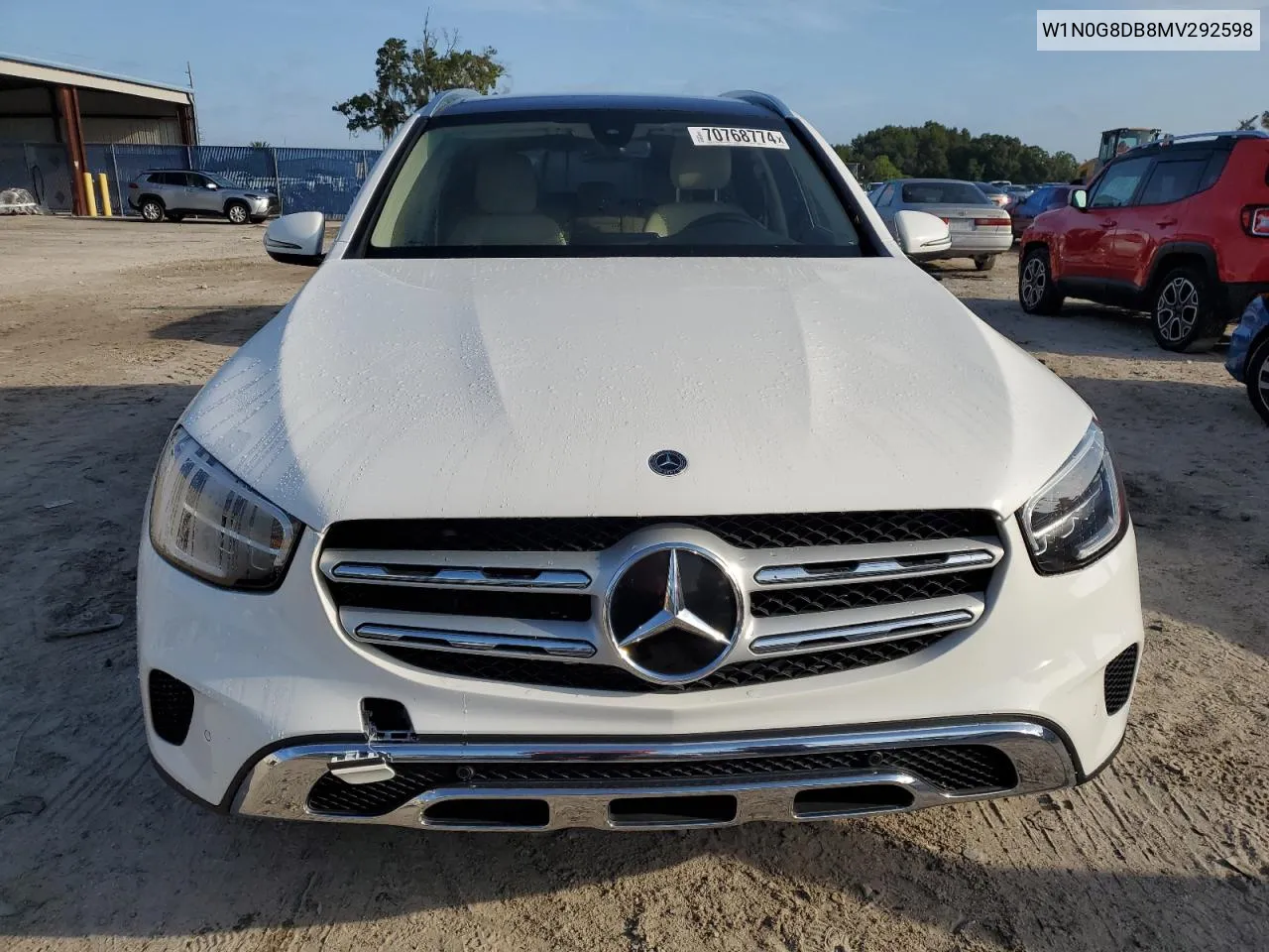 2021 Mercedes-Benz Glc 300 VIN: W1N0G8DB8MV292598 Lot: 70768774