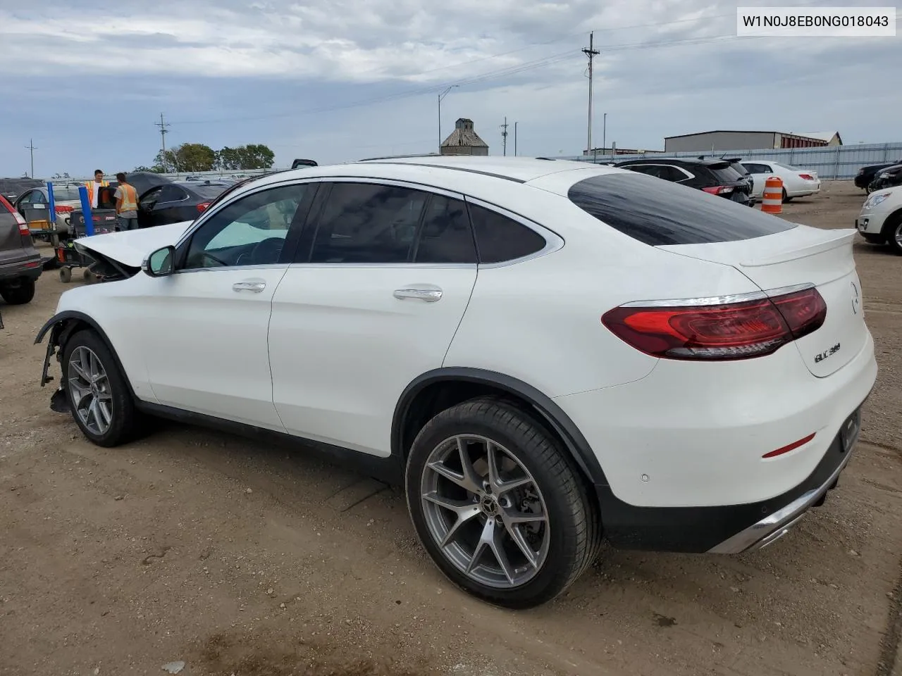 2022 Mercedes-Benz Glc Coupe 300 4Matic VIN: W1N0J8EB0NG018043 Lot: 71782154