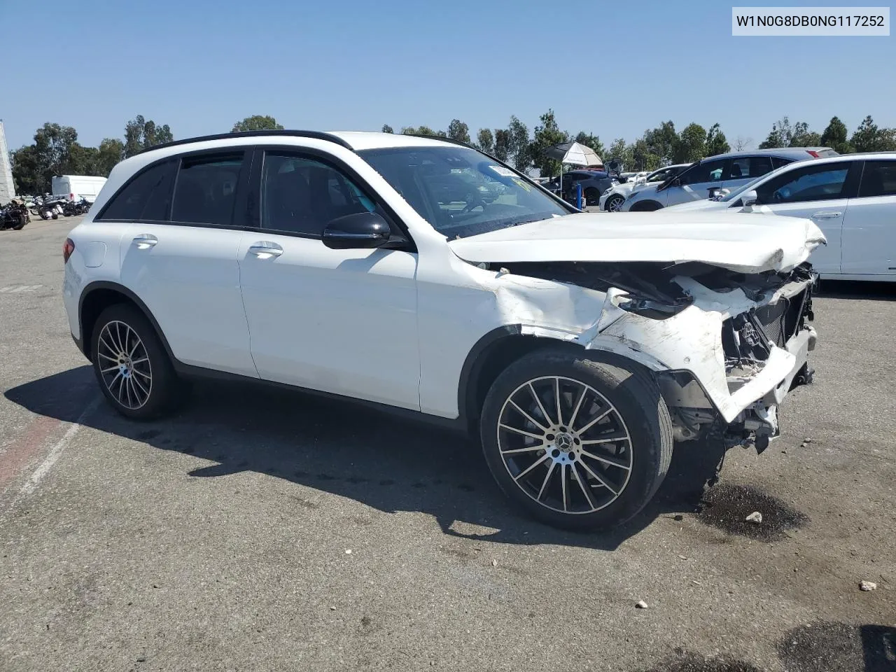 W1N0G8DB0NG117252 2022 Mercedes-Benz Glc 300