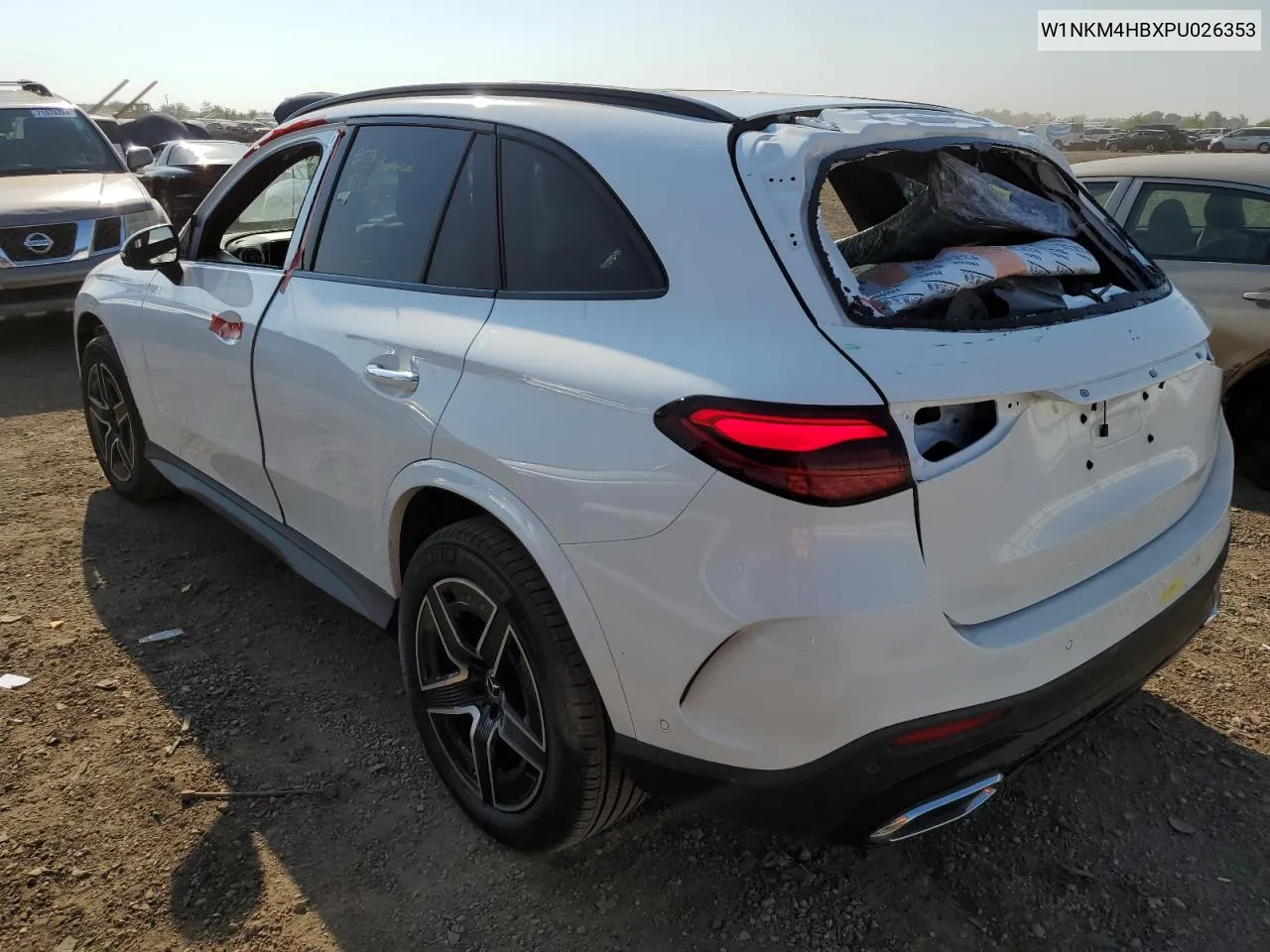 2023 Mercedes-Benz Glc 300 4Matic VIN: W1NKM4HBXPU026353 Lot: 71243244