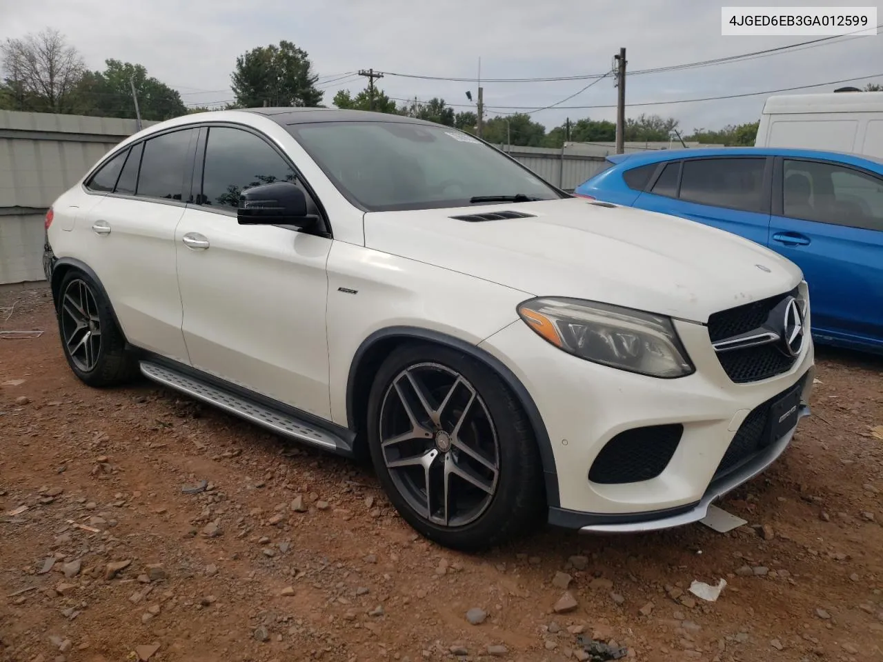 4JGED6EB3GA012599 2016 Mercedes-Benz Gle Coupe 450 4Matic