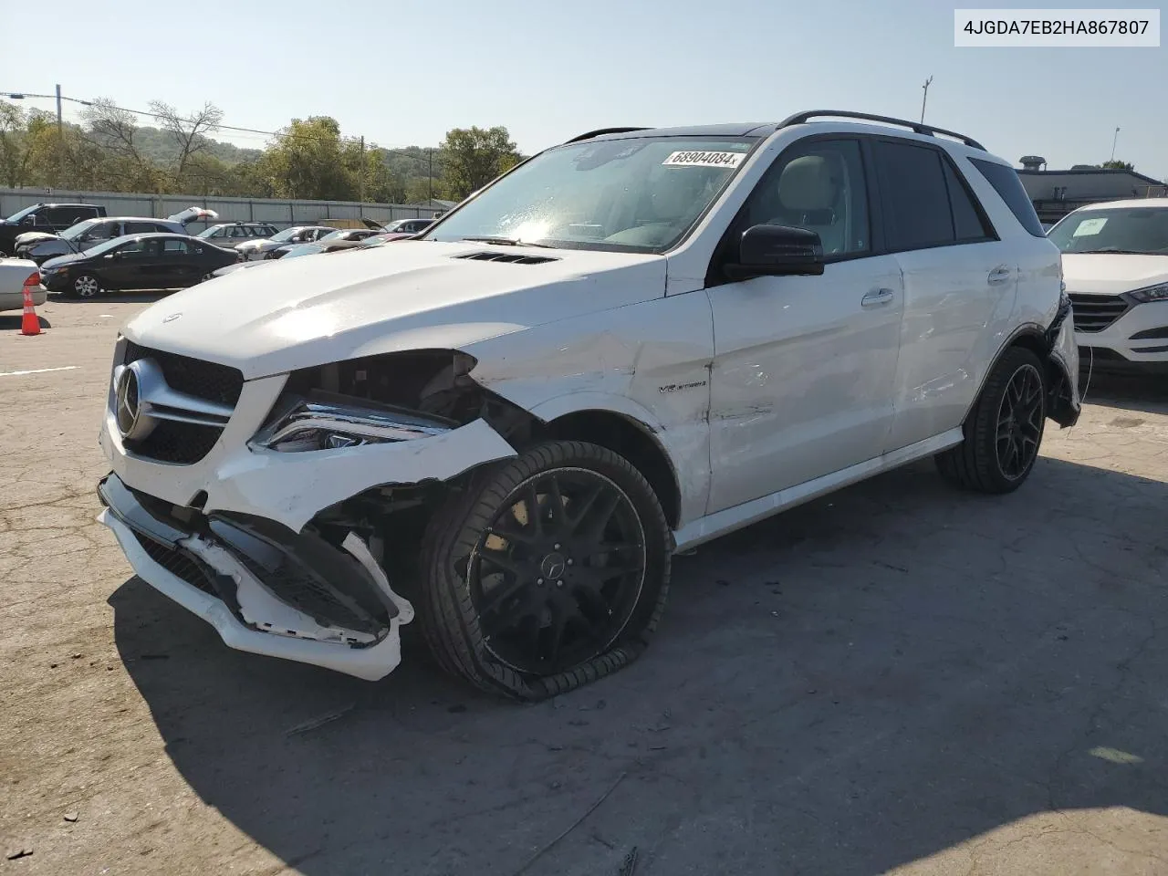 2017 Mercedes-Benz Gle 63 Amg 4Matic VIN: 4JGDA7EB2HA867807 Lot: 68904084