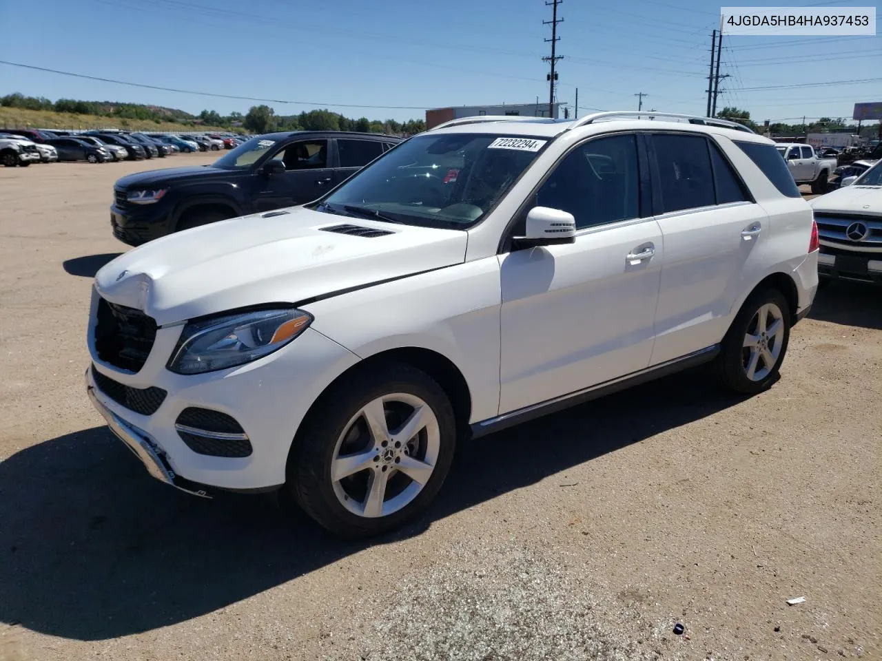 2017 Mercedes-Benz Gle 350 4Matic VIN: 4JGDA5HB4HA937453 Lot: 72232294