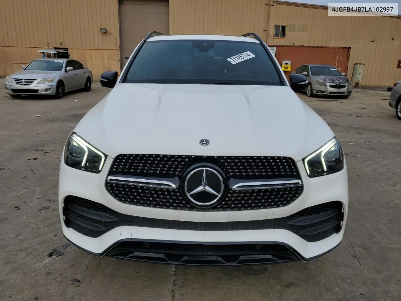 2020 Mercedes-Benz Gle 350 VIN: 4JGFB4JB7LA102997 Lot: 71185774