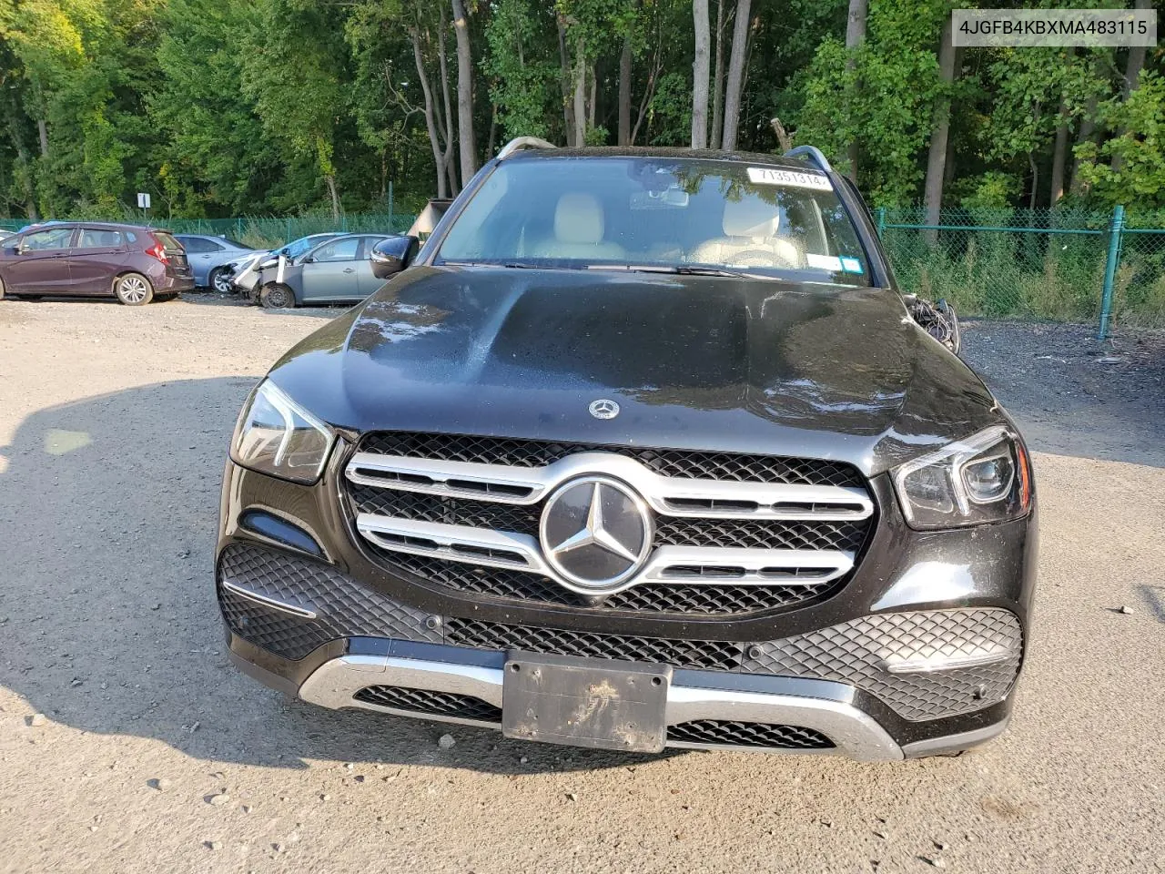 2021 Mercedes-Benz Gle 350 4Matic VIN: 4JGFB4KBXMA483115 Lot: 71351314