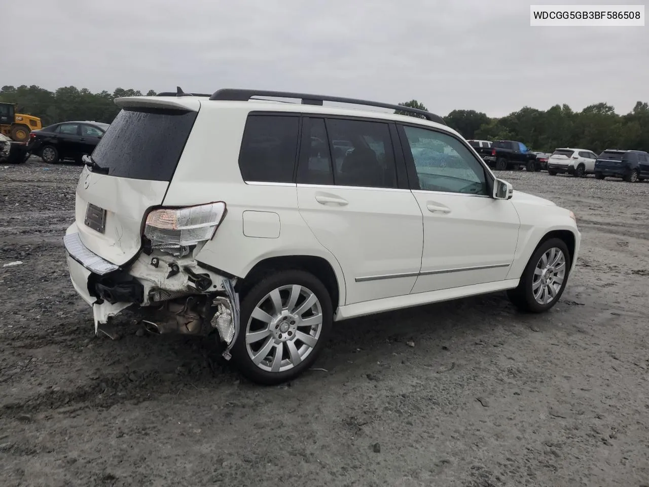 2011 Mercedes-Benz Glk 350 VIN: WDCGG5GB3BF586508 Lot: 71451364