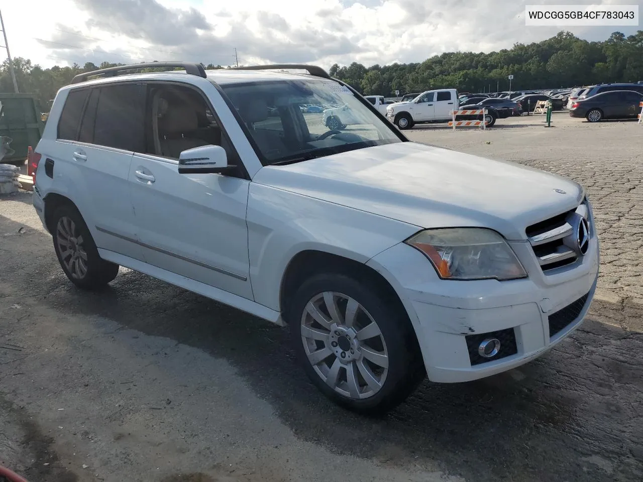 2012 Mercedes-Benz Glk 350 VIN: WDCGG5GB4CF783043 Lot: 68668544