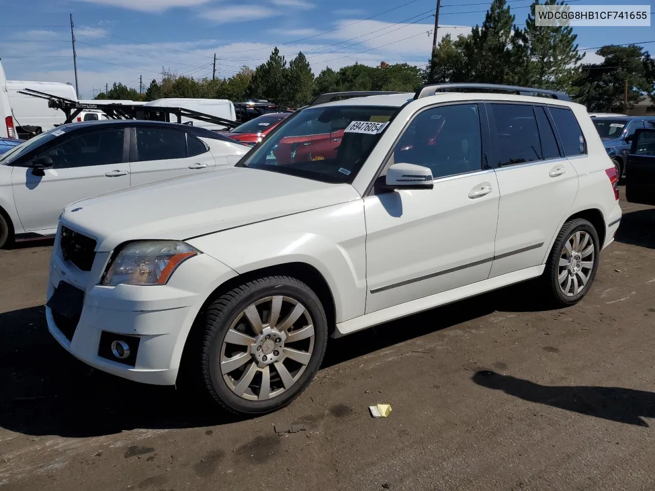 WDCGG8HB1CF741655 2012 Mercedes-Benz Glk 350 4Matic