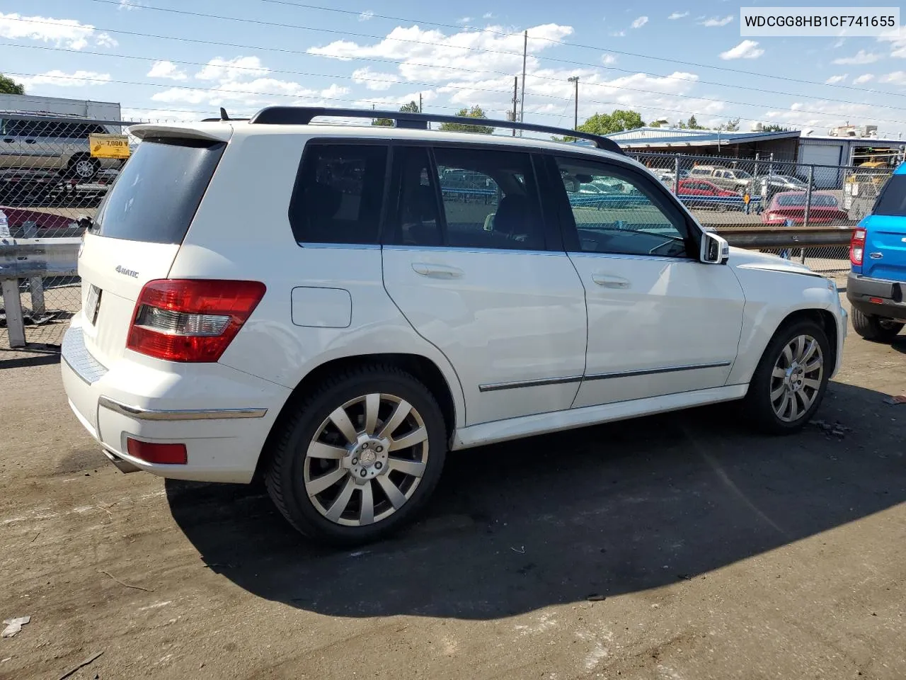 WDCGG8HB1CF741655 2012 Mercedes-Benz Glk 350 4Matic