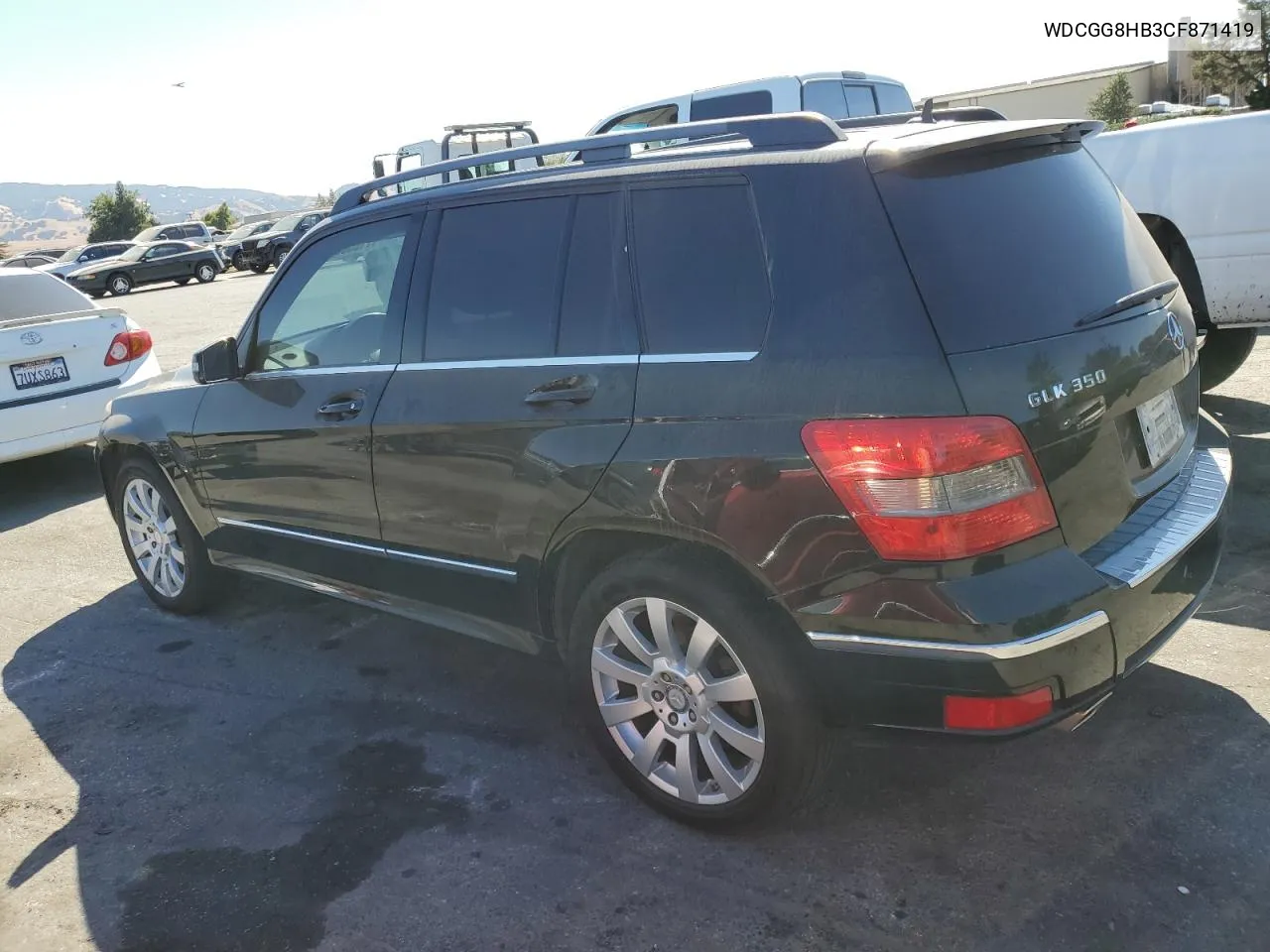 2012 Mercedes-Benz Glk 350 4Matic VIN: WDCGG8HB3CF871419 Lot: 71268274