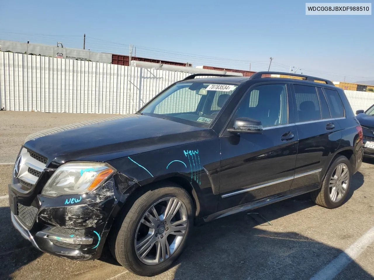 2013 Mercedes-Benz Glk 350 4Matic VIN: WDCGG8JBXDF988510 Lot: 70783534