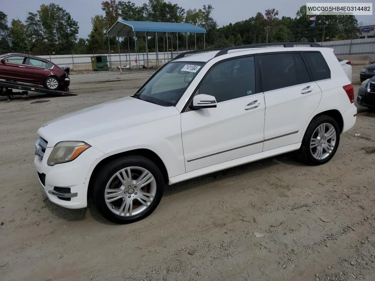 2014 Mercedes-Benz Glk 350 VIN: WDCGG5HB4EG314482 Lot: 71411304