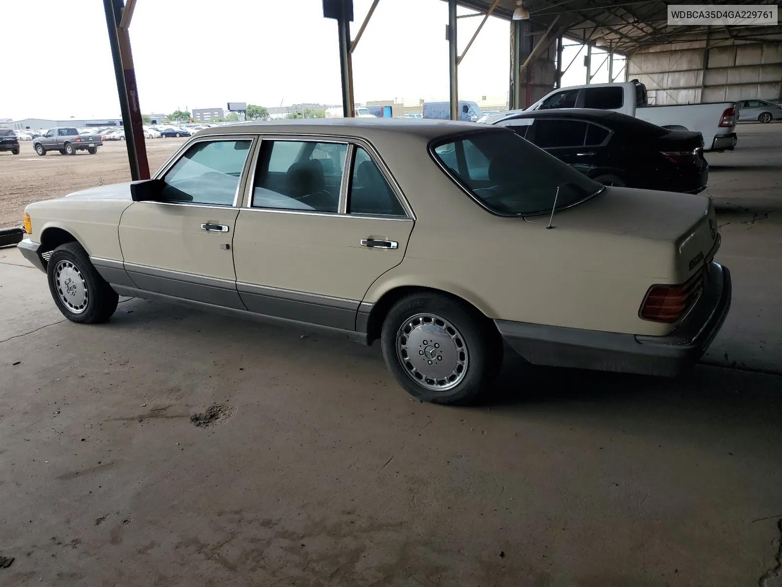 1986 Mercedes-Benz 420 Sel VIN: WDBCA35D4GA229761 Lot: 66181274