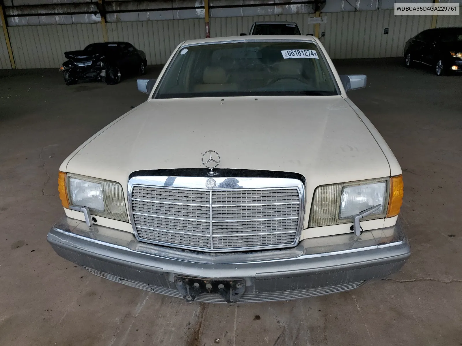 1986 Mercedes-Benz 420 Sel VIN: WDBCA35D4GA229761 Lot: 66181274