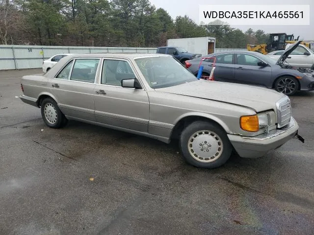 1989 Mercedes-Benz 420 Sel VIN: WDBCA35E1KA465561 Lot: 61400034