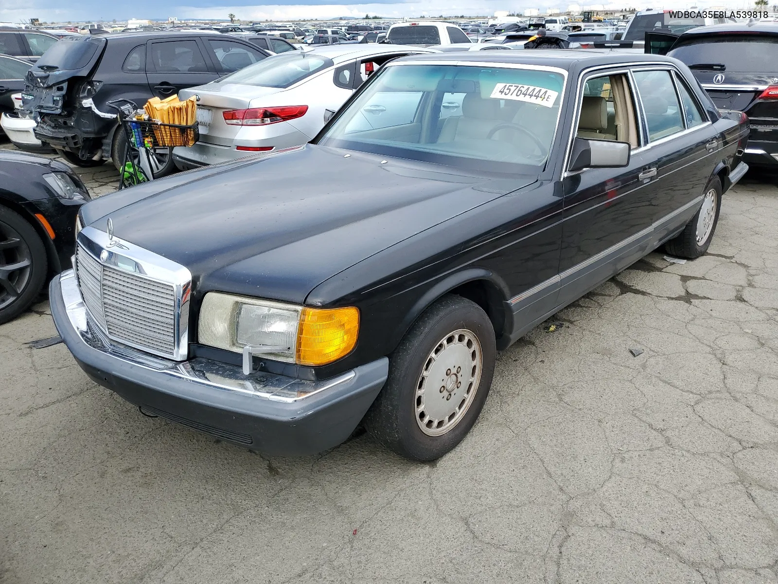 1990 Mercedes-Benz 420 Sel VIN: WDBCA35E8LA539818 Lot: 45764444