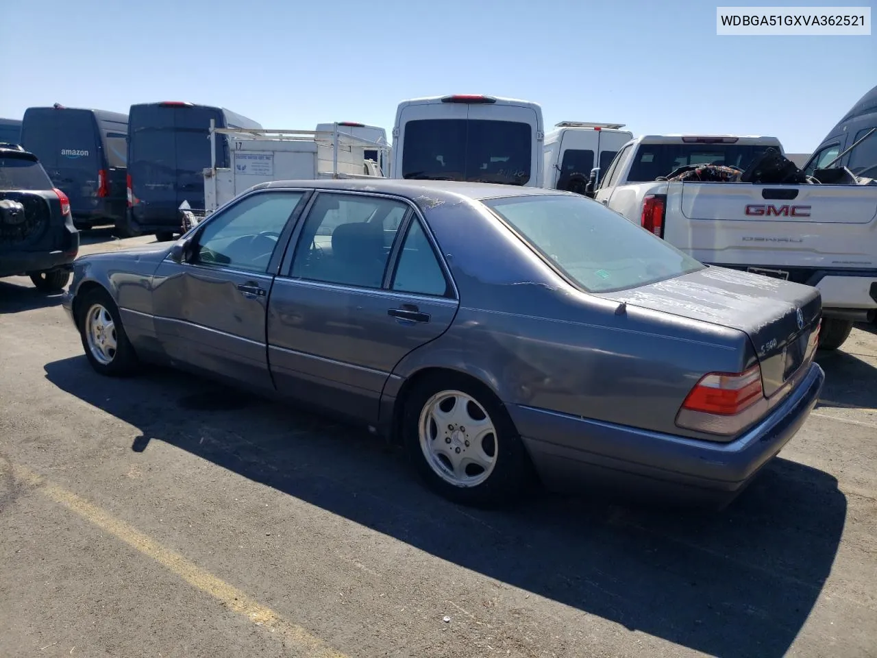 1997 Mercedes-Benz S 500 VIN: WDBGA51GXVA362521 Lot: 69005184