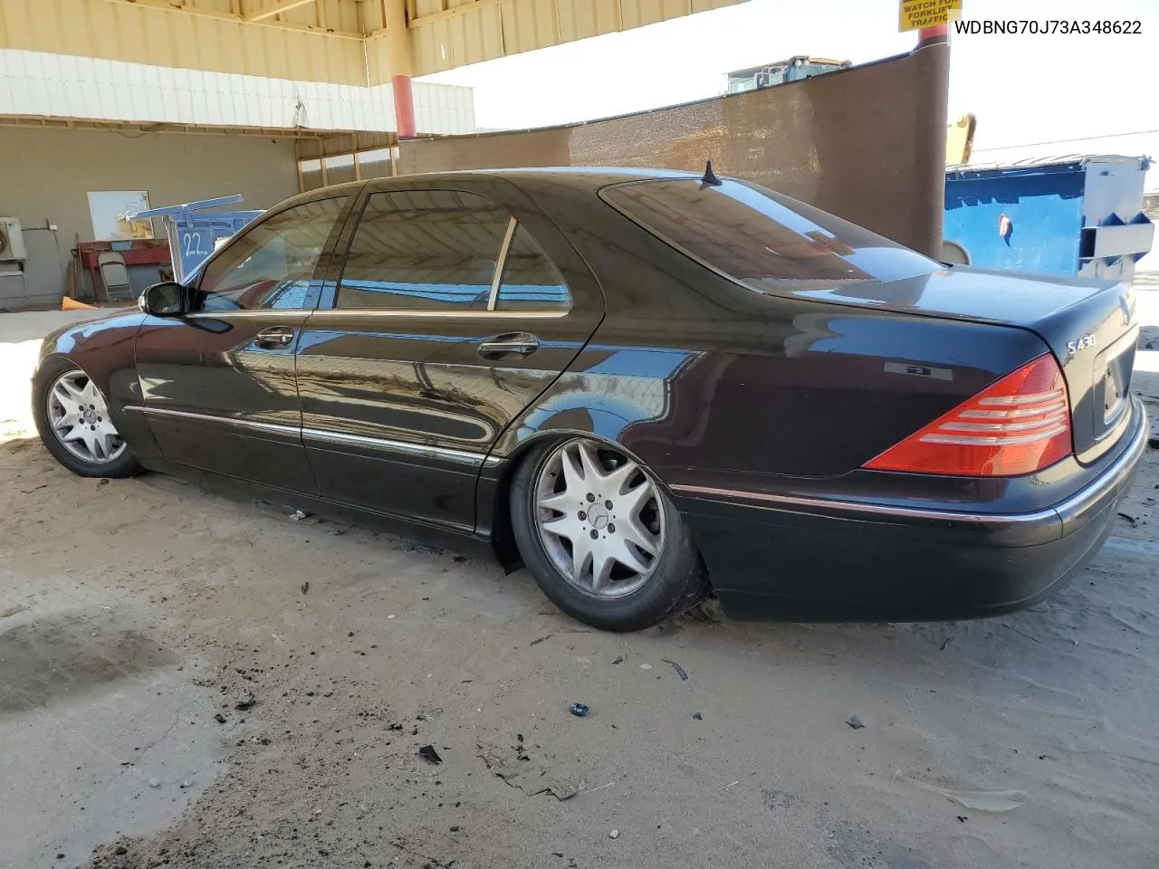 2003 Mercedes-Benz S 430 VIN: WDBNG70J73A348622 Lot: 70783234