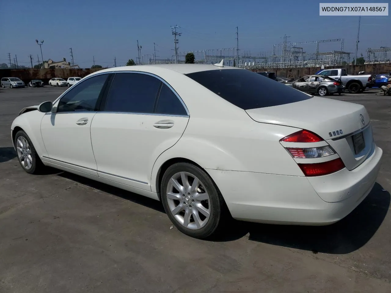 2007 Mercedes-Benz S 550 VIN: WDDNG71X07A148567 Lot: 61937324