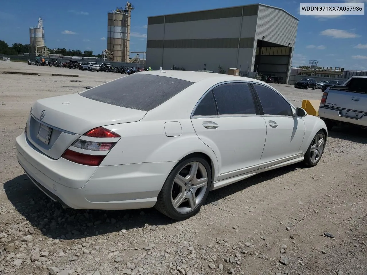 2007 Mercedes-Benz S 550 VIN: WDDNG71XX7A057936 Lot: 63916664