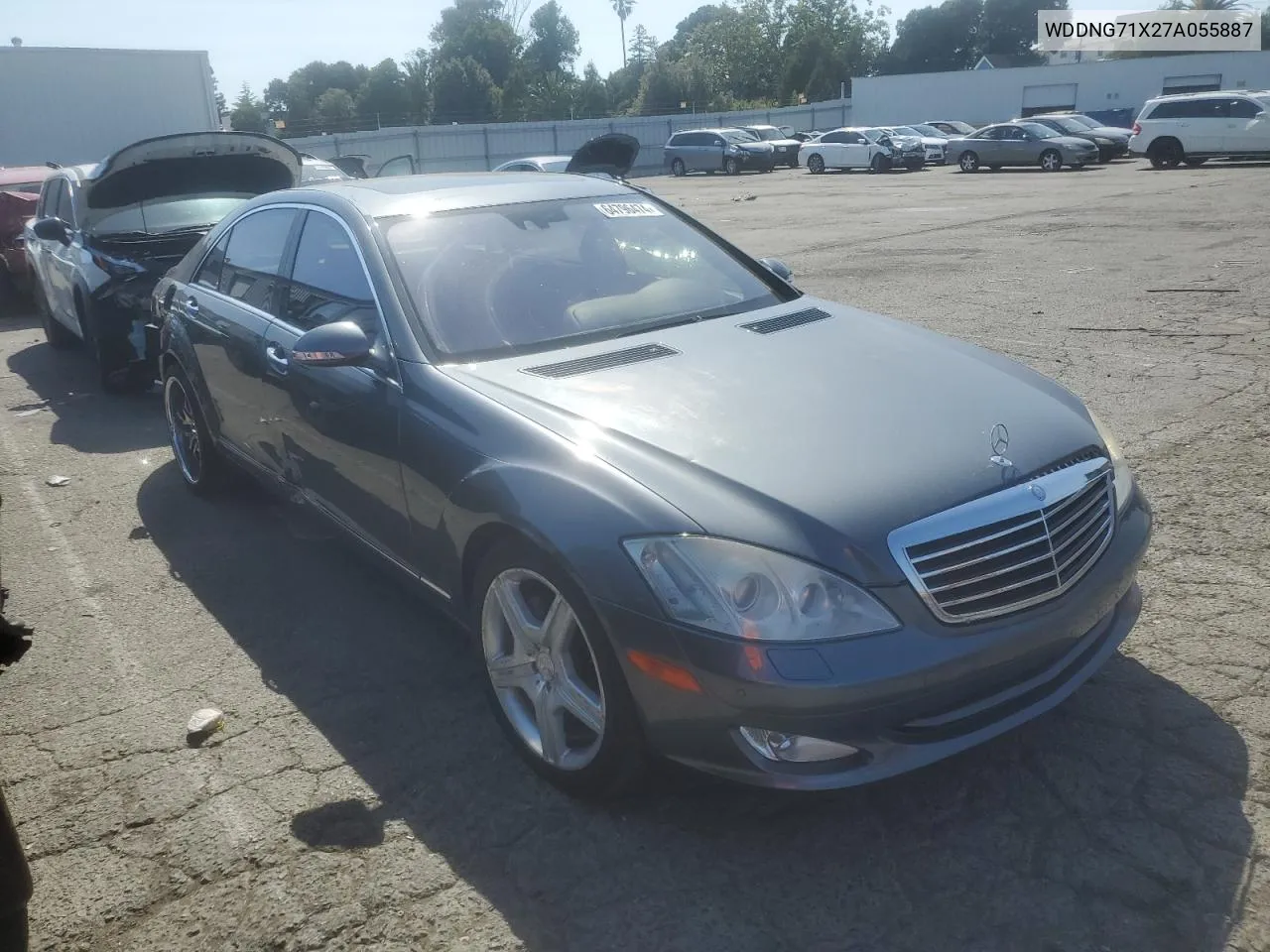 2007 Mercedes-Benz S 550 VIN: WDDNG71X27A055887 Lot: 64796474