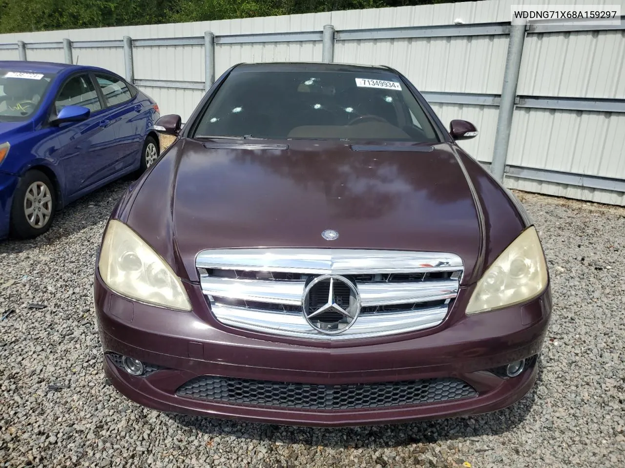 2008 Mercedes-Benz S 550 VIN: WDDNG71X68A159297 Lot: 71349934