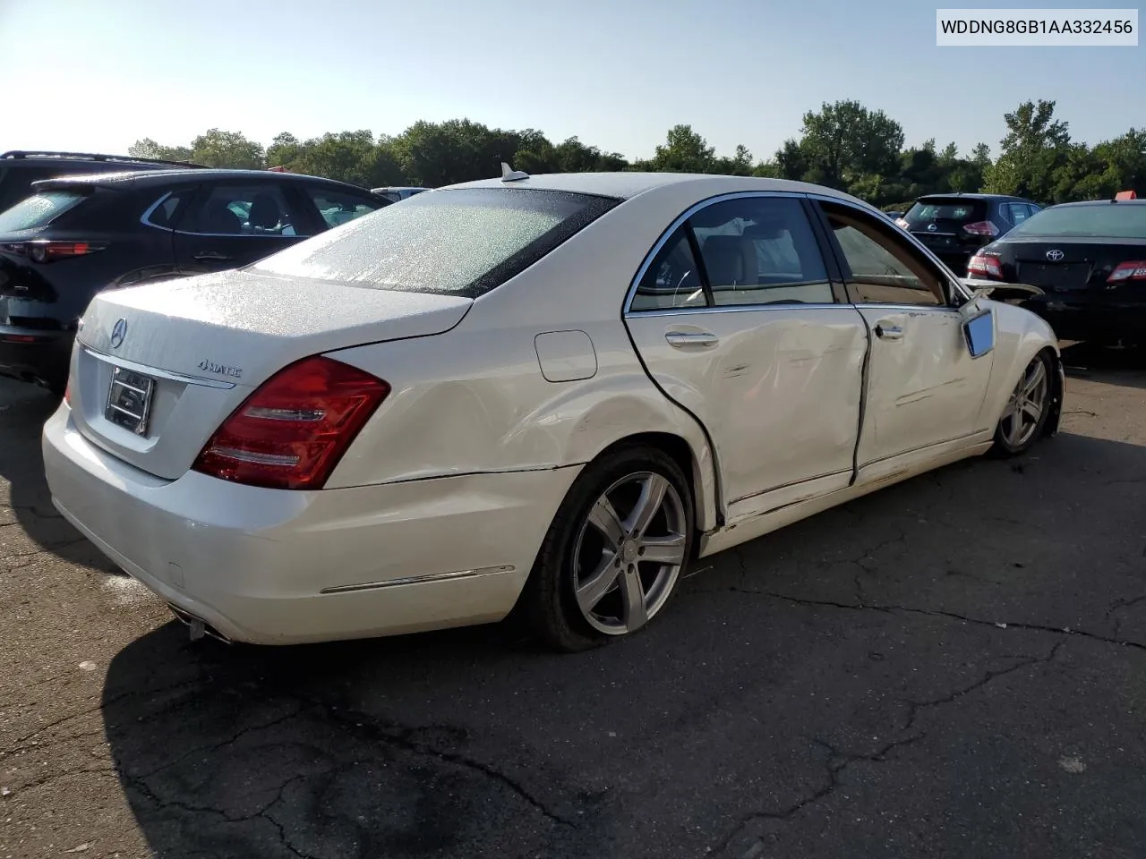 2010 Mercedes-Benz S 550 4Matic VIN: WDDNG8GB1AA332456 Lot: 68478394