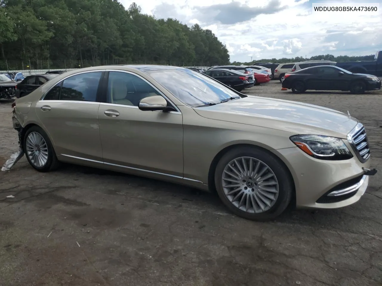 2019 Mercedes-Benz S 560 4Matic VIN: WDDUG8GB5KA473690 Lot: 72393294