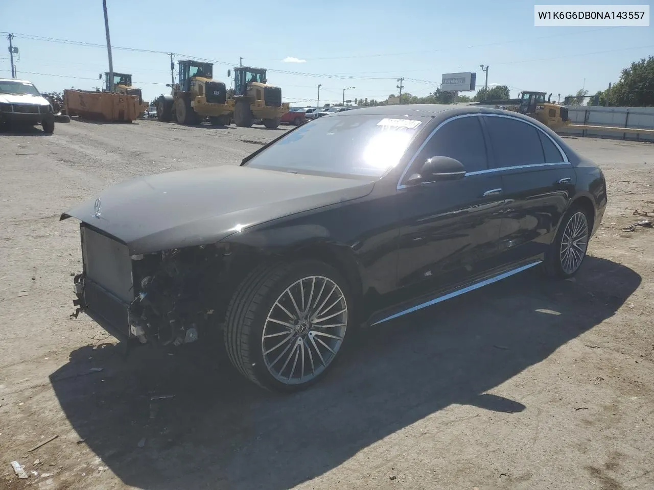 W1K6G6DB0NA143557 2022 Mercedes-Benz S 500 4Matic