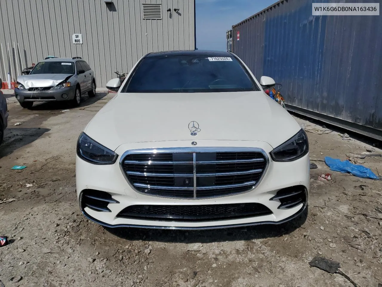 W1K6G6DB0NA163436 2022 Mercedes-Benz S 500 4Matic