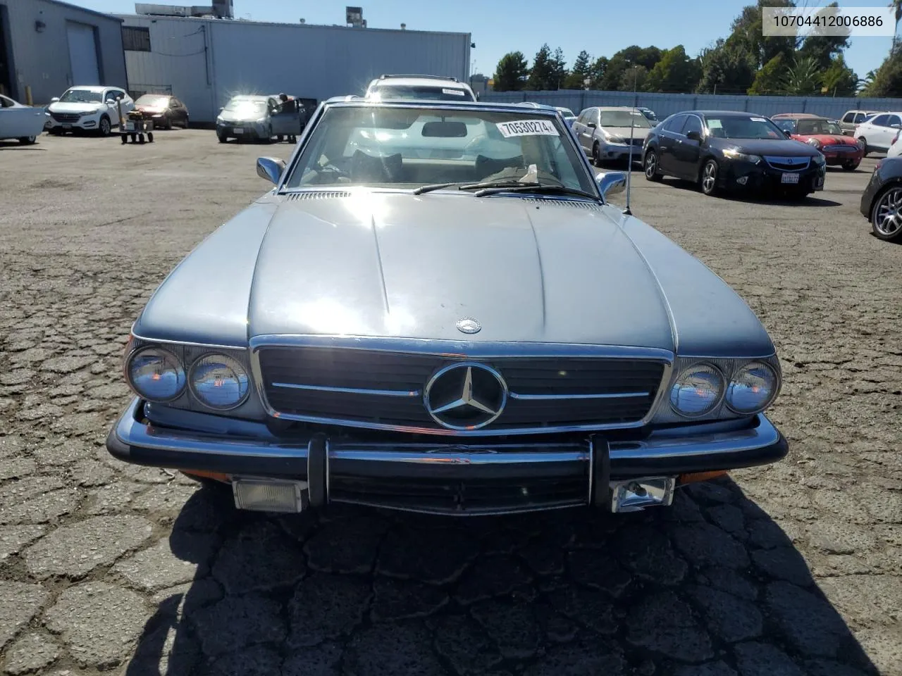 1973 Mercedes-Benz Sl VIN: 10704412006886 Lot: 70530274