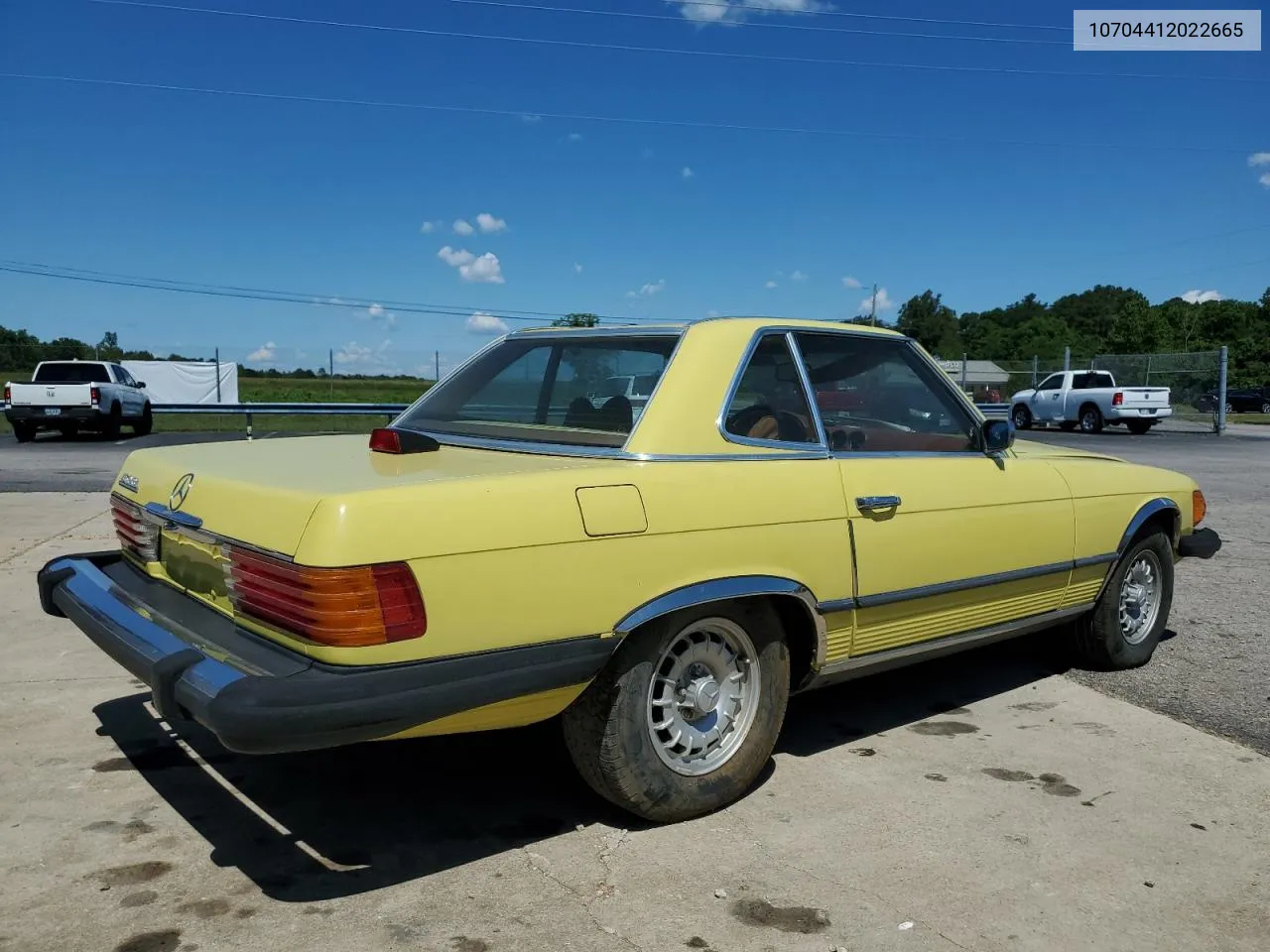 1975 Mercedes-Benz 450 Sl VIN: 10704412022665 Lot: 57917564