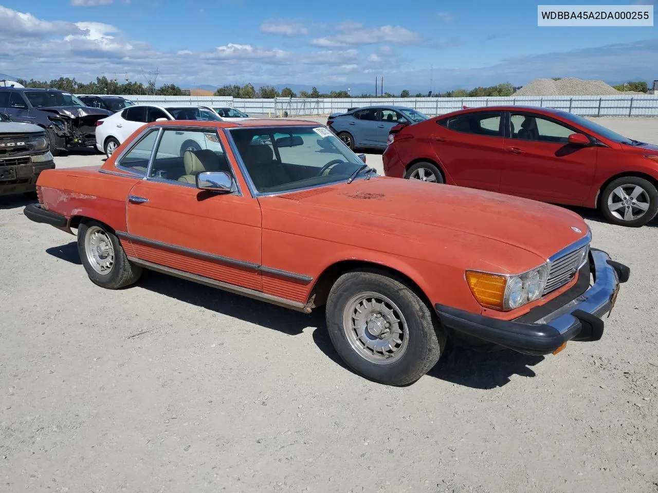 1983 Mercedes-Benz 380 Sl VIN: WDBBA45A2DA000255 Lot: 70612514