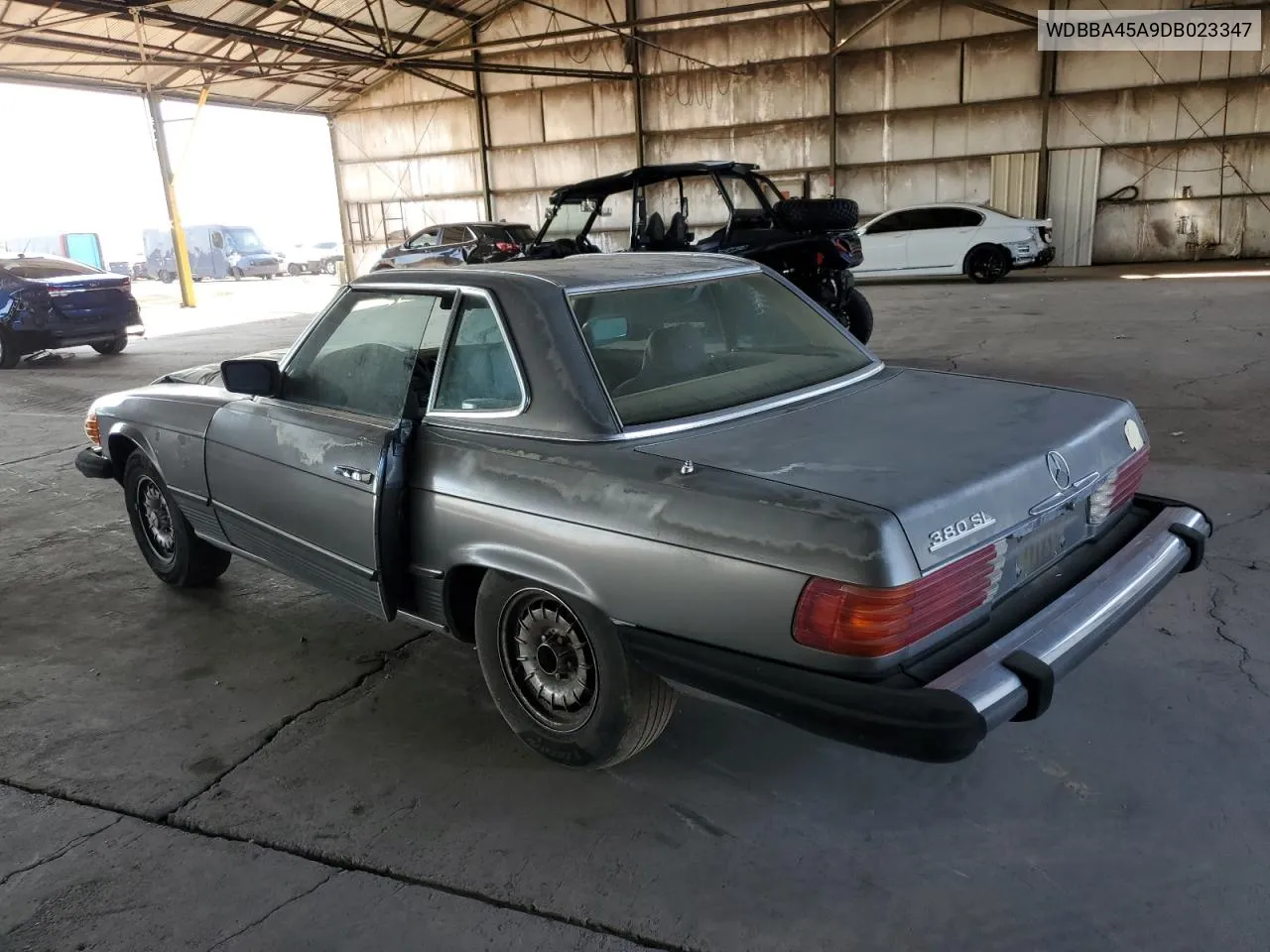 1983 Mercedes-Benz 380 Sl VIN: WDBBA45A9DB023347 Lot: 70880764