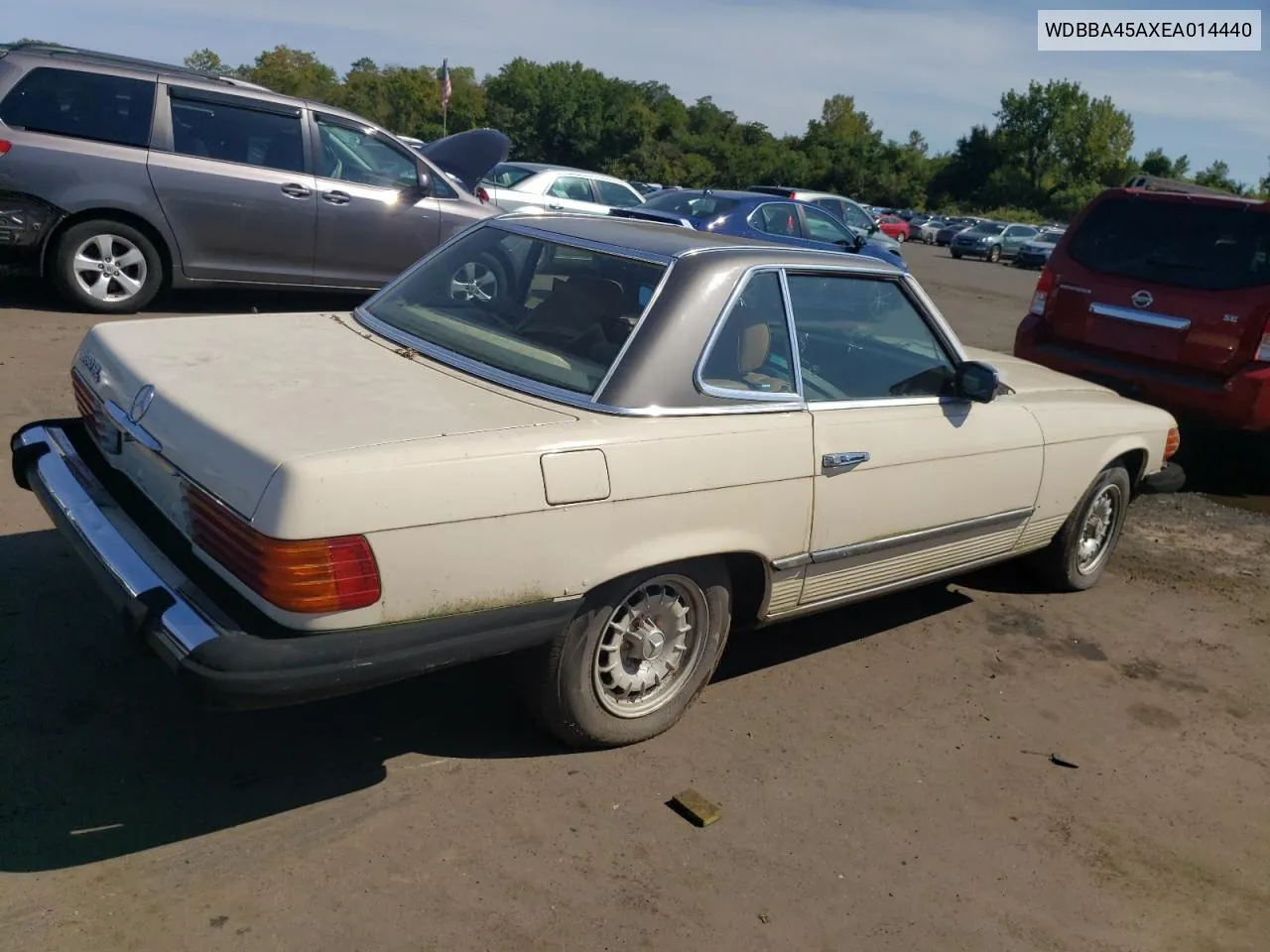 1984 Mercedes-Benz 380 Sl VIN: WDBBA45AXEA014440 Lot: 71004334