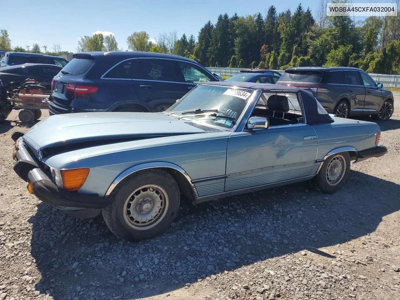 1985 Mercedes-Benz 380 Sl VIN: WDBBA45CXFA032004 Lot: 70279634