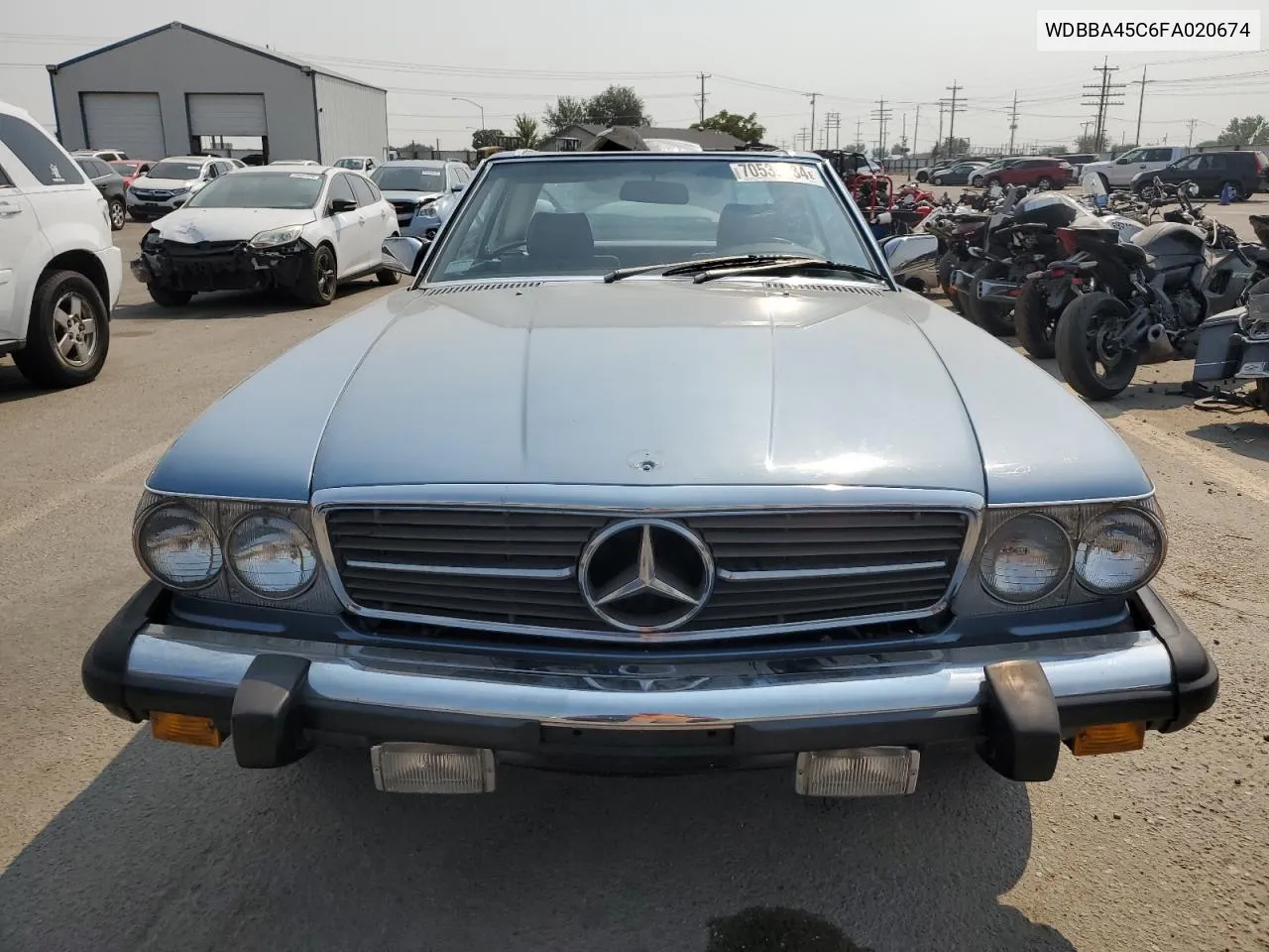 1985 Mercedes-Benz 380 Sl VIN: WDBBA45C6FA020674 Lot: 70539584