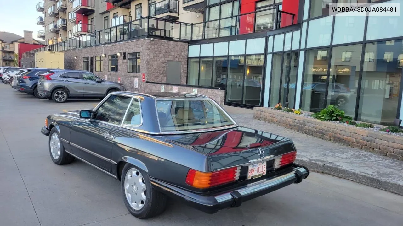 1988 Mercedes-Benz 560 Sl VIN: WDBBA48D0JA084481 Lot: 71888334