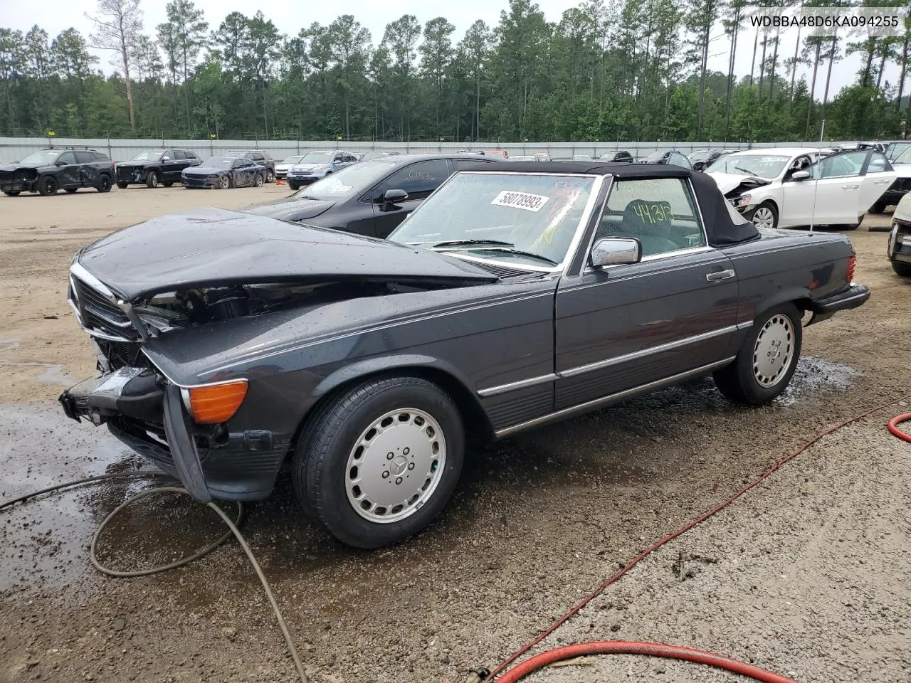 1989 Mercedes-Benz 560 Sl VIN: WDBBA48D6KA094255 Lot: 72422474