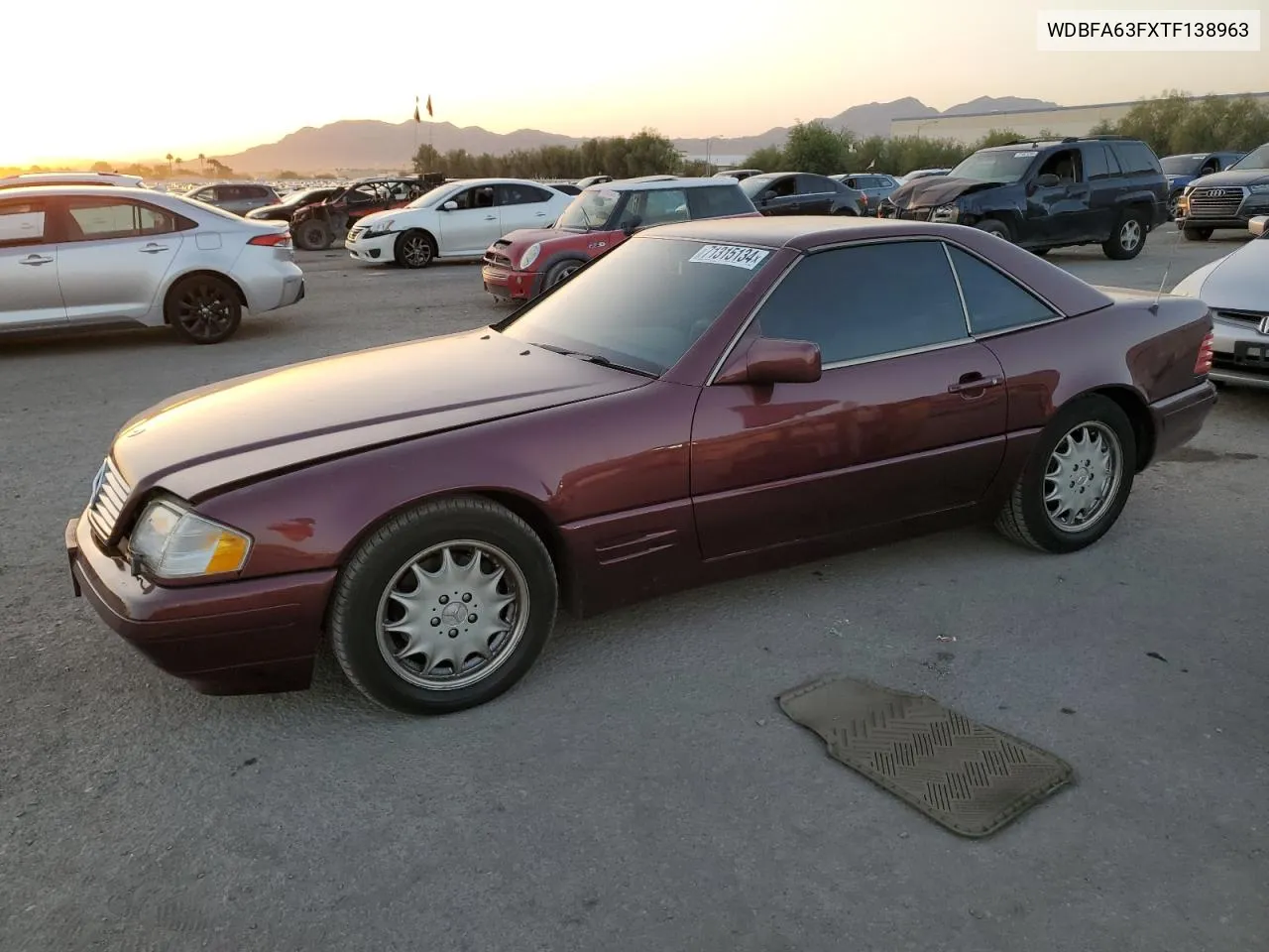 1996 Mercedes-Benz Sl 320 VIN: WDBFA63FXTF138963 Lot: 71315134