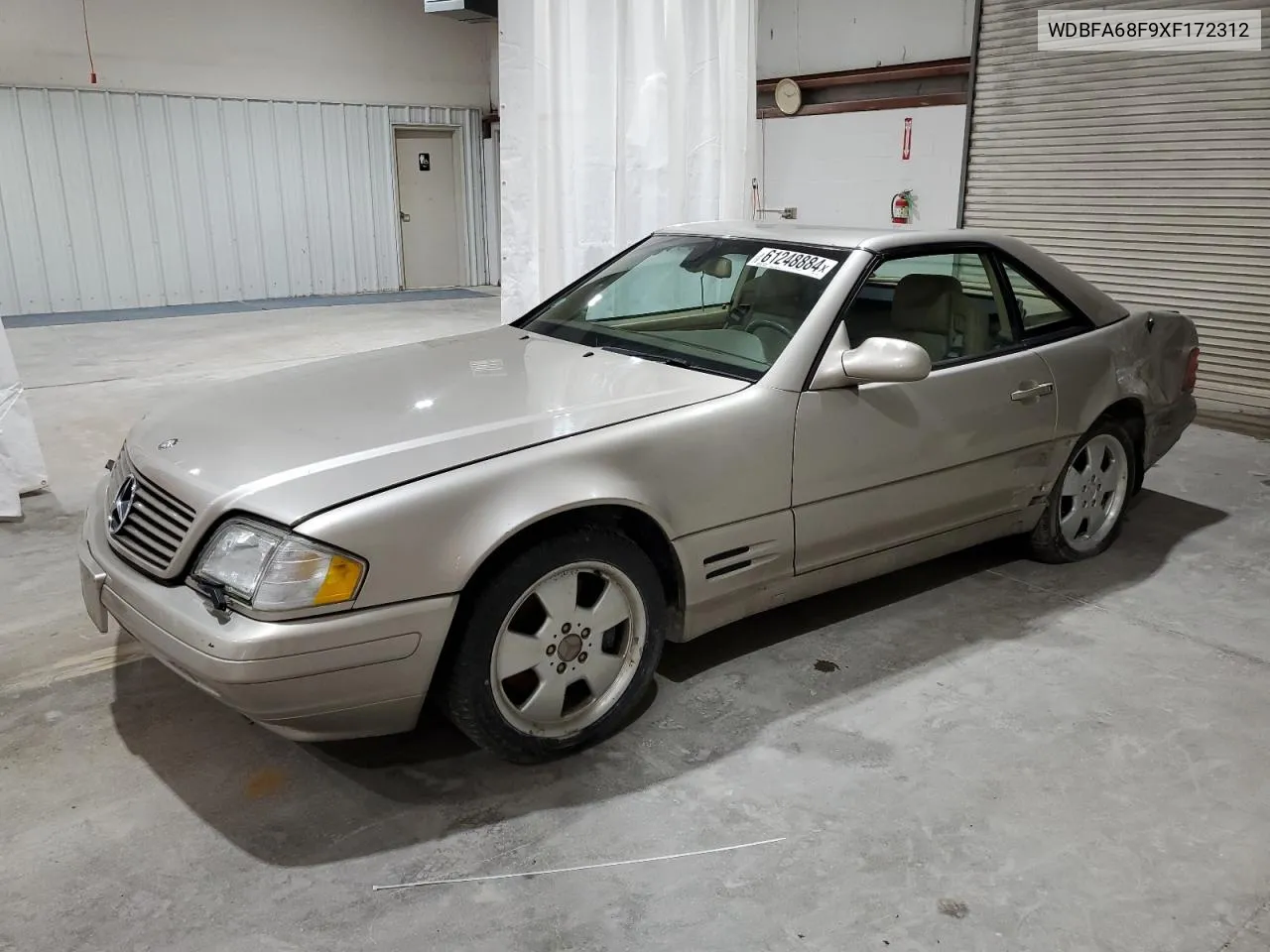 1999 Mercedes-Benz Sl 500 VIN: WDBFA68F9XF172312 Lot: 61248884