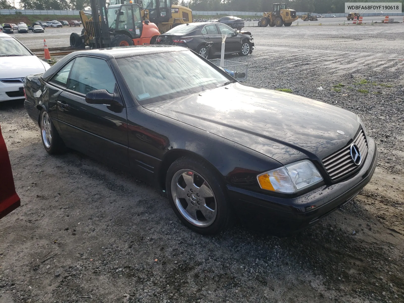 WDBFA68F0YF190618 2000 Mercedes-Benz Sl 500